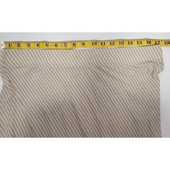 Cato Women's Beige and White Striped Stretchy Maxi Skirt in a Size Large - Picture 10 of 11